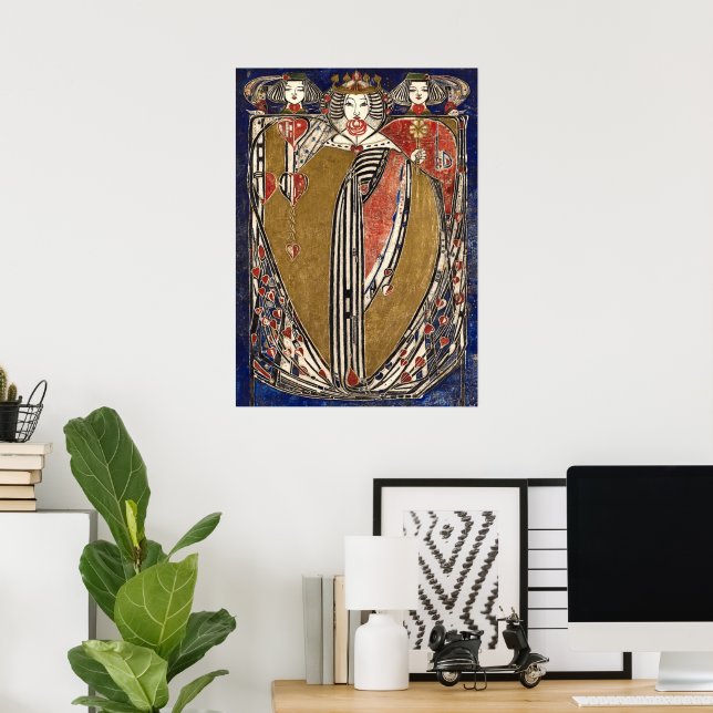 Queen of Hearts by Margaret Macdonald Mackintosh Poster (Home Office)