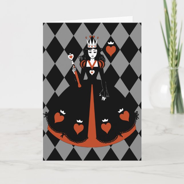 Queen of Hearts Card (Front)