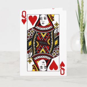 Queen of Hearts Card