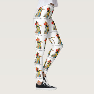 Queen of Hearts Classic Alice and Wonderland Leggings