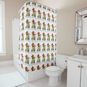 Queen of Hearts Classic Alice and Wonderland Shower Curtain