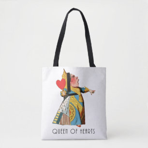 Queen of Hearts Classic Alice and Wonderland Tote Bag