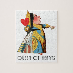 Queen of Hearts Classic Alice in Wonderland Jigsaw Puzzle