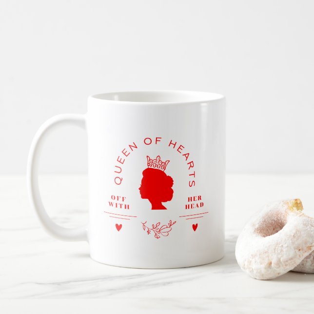 Queen of Hearts Coffee Mug (With Donut)
