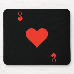 Queen of Hearts Costume Deck of Cards Playing Card Mouse Pad