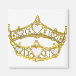 Queen of Hearts crown magnet