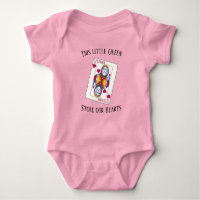 Queen of Hearts Custom Name Playing Card