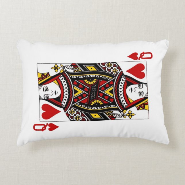 Queen of Hearts Decorative Cushion (Front)