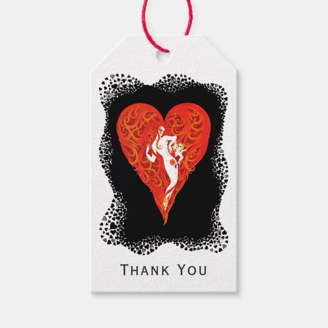 Queen of Hearts Gift Tags (Front)