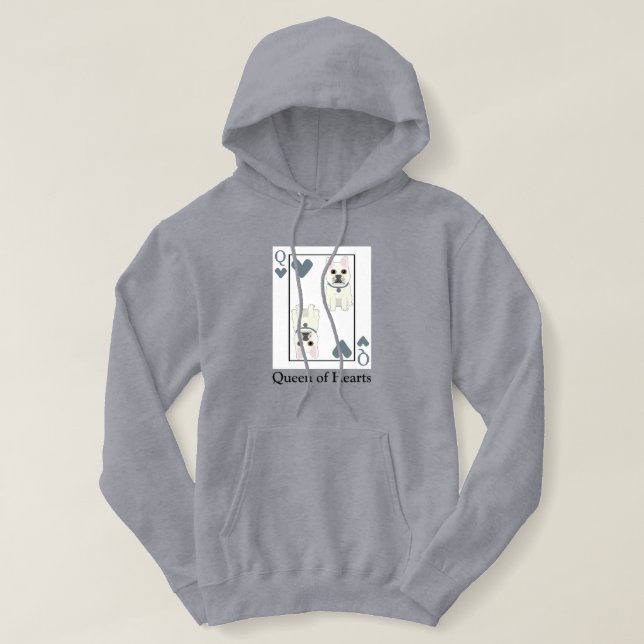 Queen of Hearts Hoodie (Design Front)