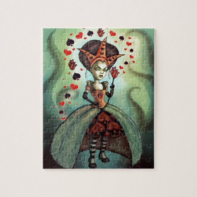 Queen of Hearts Jigsaw Puzzle (Vertical)