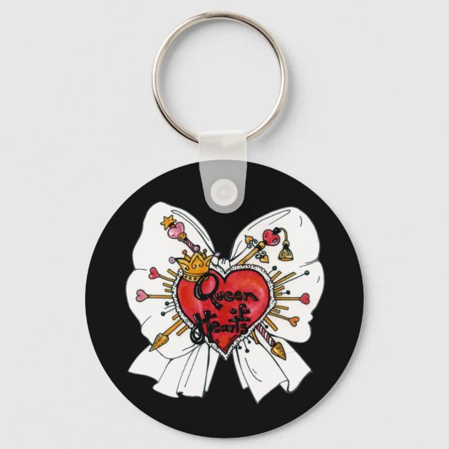Queen of Hearts Keychain (Front)