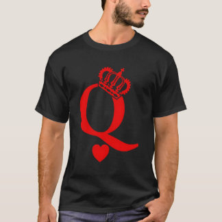 Queen Of Hearts King Of Hearts Playing Cards Deck T-Shirt