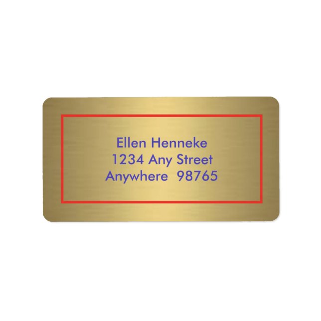 Queen of Hearts Label (Front)