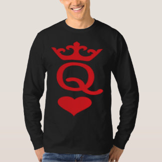 Queen Of Hearts Matching Couple Saint Valentine's T-Shirt