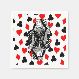 Queen Of Hearts Napkin