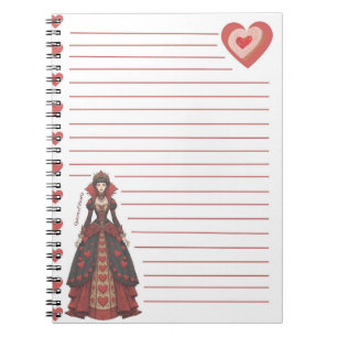 Queen of Hearts Notebook