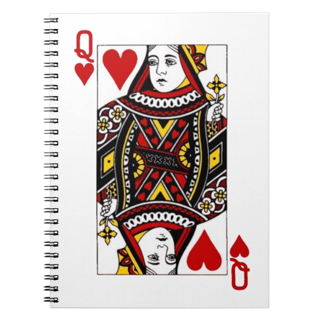 Queen of Hearts Notebook (Front)