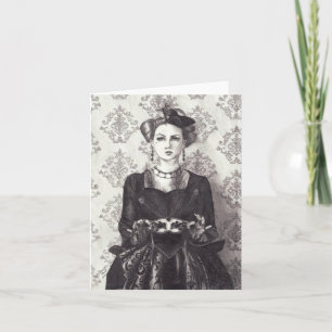 Queen of Hearts - Notecard