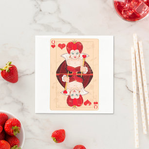 Queen Of Hearts Paper Napkins