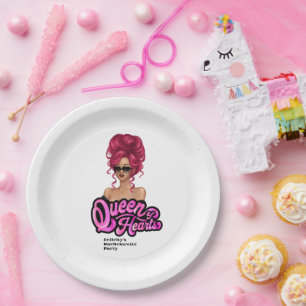 Queen of Hearts Paper Plate