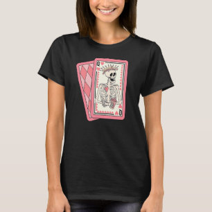 Queen Of Hearts Playing Card Game Valentines Day 1 T-Shirt