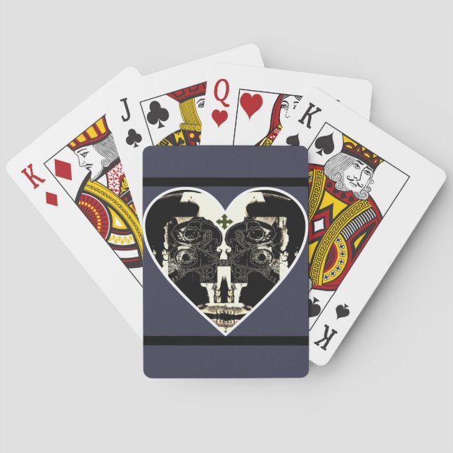 Queen of Hearts Playing Cards (Back)