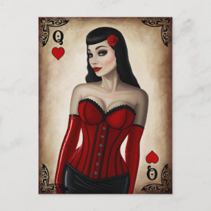 Queen of Hearts Postcard