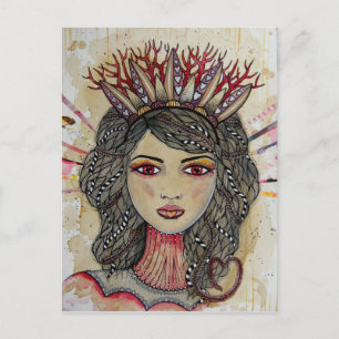 Queen of Hearts Postcard