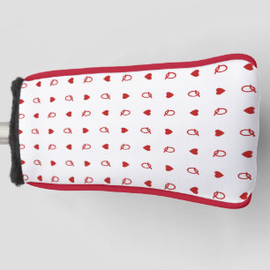 Queen of Hearts Queen of the Course Valentine Golf Head Cover