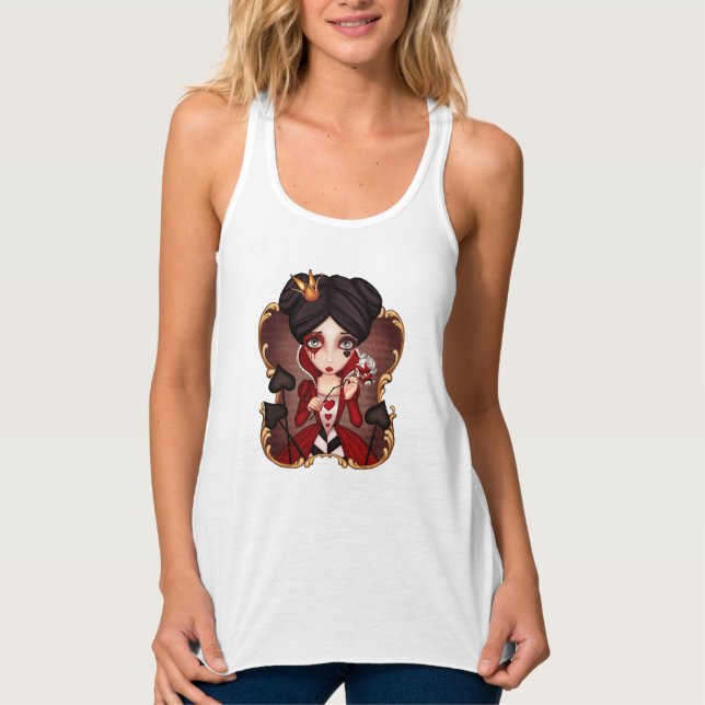 Queen Of Hearts Singlet (Front)