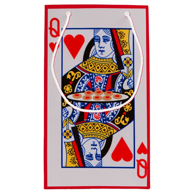 Queen of Hearts Small Gift Bag (Back)