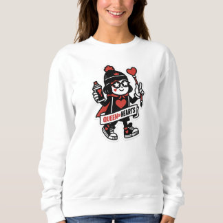 Queen of Hearts Street Mascot — Grind Crew Edition Sweatshirt