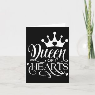 Queen Of Hearts Strong Woman Valentines Day _1 Card