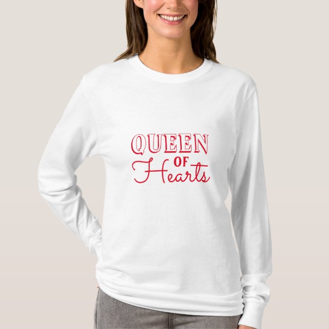 QUEEN OF HEARTS T-Shirt (Front)