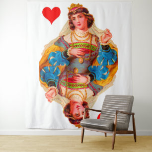 Queen of Hearts Tapestry
