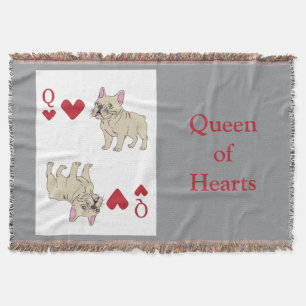 Queen of Hearts Throw Blanket