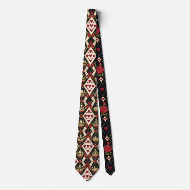 Queen of Hearts Tie (Front)