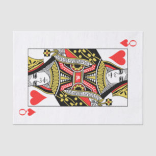 Queen of Hearts Tissue Paper