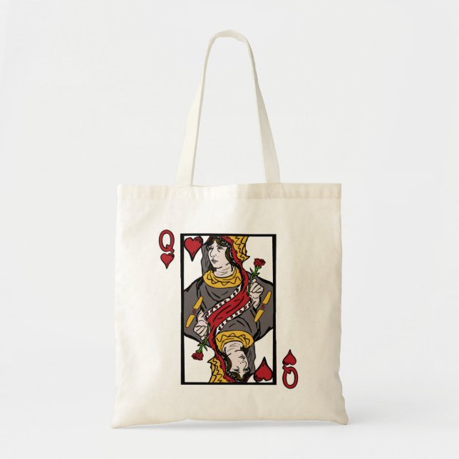 Queen of Hearts Tote Bag (Front)