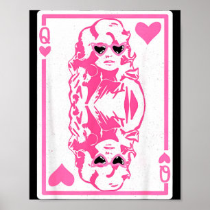Queen Of Hearts Valentines Day  Poster