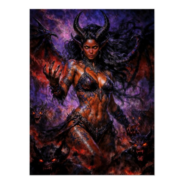 Queen of Hell Lilith Poster (Front)