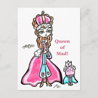 Queen of Mad 2 Postcard