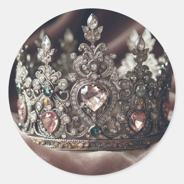 Queen of my Heart - Fit for a Queen - Queen Esther Classic Round Sticker (Front)