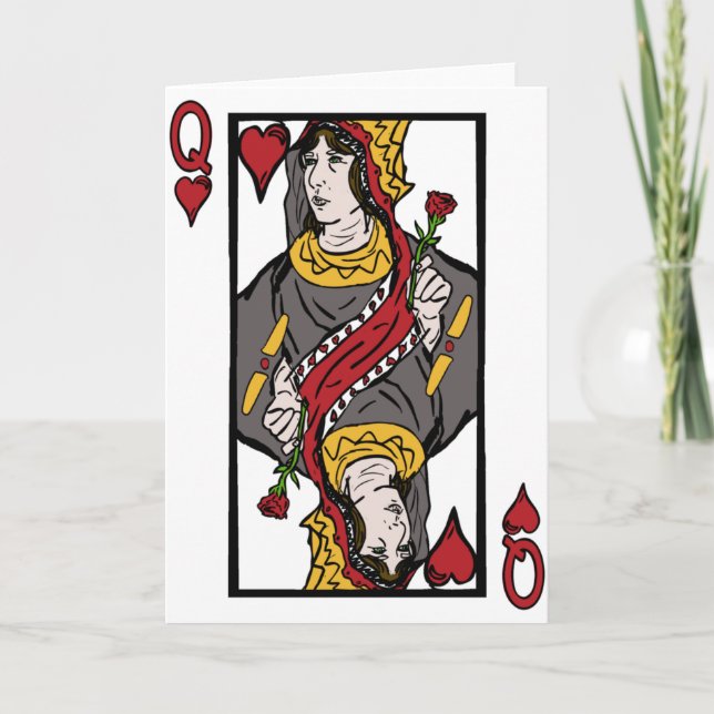 Queen of My Heart Holiday Card (Front)