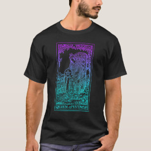 Queen Of P Pastel Goth Tarot Card In Colours Tarot T-Shirt