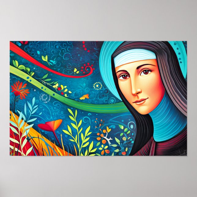 Queen of Peace and Mercy Poster (Front)