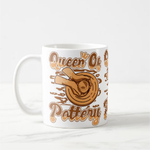 Queen Of Pottery Pottery Pro Wheel Hobby Lover Pot Coffee Mug