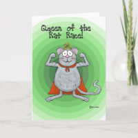 Queen of Rat Race Boss's Day Funny Humour