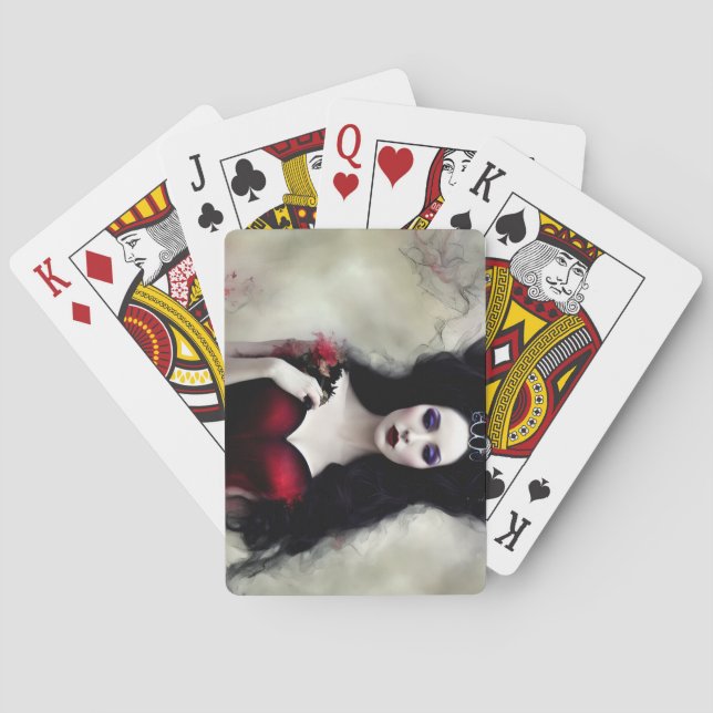 Queen of Roses Playing Cards (Back)